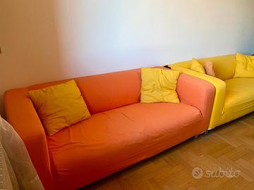 Divano 2/3 posti, fodera lavabile e sostituibile
