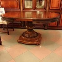 TAVOLO ROTONDO CON GAMBONE CENTRALE - ALLUNGABILE