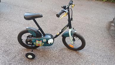Bici bimbo 12 pollici con rotelle 