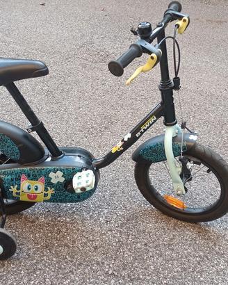 Bici bimbo 12 pollici con rotelle 