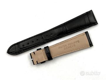 Cinturino Patek Philippe Alligatore Nero 19/14mm