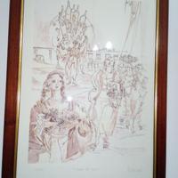Quadro Gente del Sud di Cosimo Giuliano