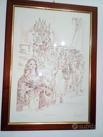 Quadro Gente del Sud di Cosimo Giuliano