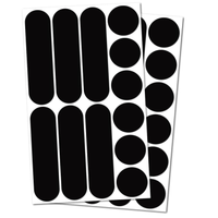 24 Adesivi Riflettenti per Casco e Bicicletta moto