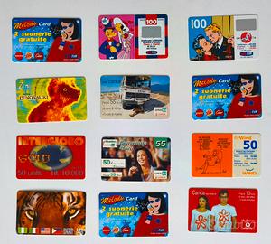 Lotto 23 ricariche telefoniche anni 90  Tim 