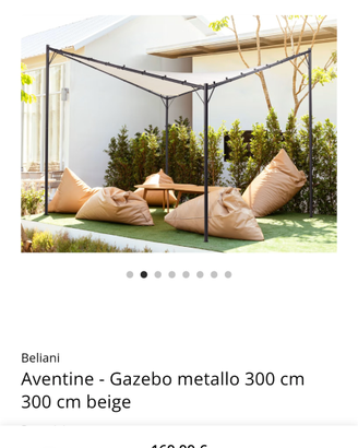 Gazebo bianco pergola