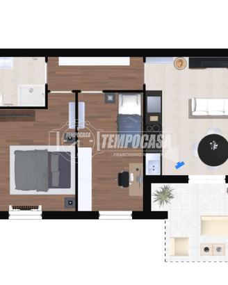 Trilocale di recente costruzione con terrazzo e ri