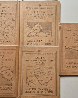 Carte geografiche Italia anni 30