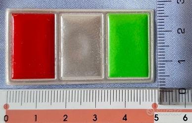 Patch Bandiera Italia Tattica PVC Rifrangente