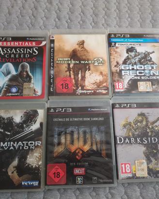 vari videogiochi ps3