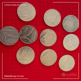 10 monete da 10 lire dagli anni 70 in poi