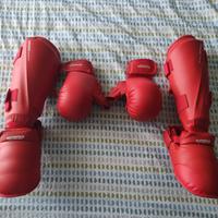Guanti Karate + Paratibia e Parapiedi
