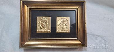 Piccolo Quadro Papa Giovanni Paolo II in Ag 999