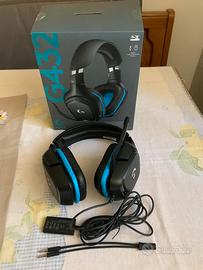 cuffie Logitech  G432 cablate