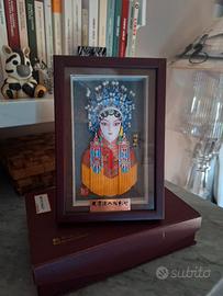 Quadro decorato in 3D con principessa giapponese "