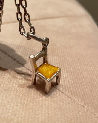Ciondolo vintage in argento anni 80