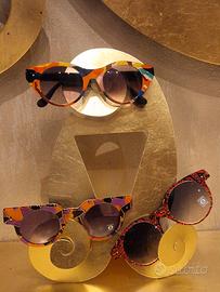 Set OcchialiSoleSwatch Eyes'91 BaseNera 3Clip Box