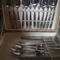 servizio per 6 persone  n. 24 posate. inox vintage