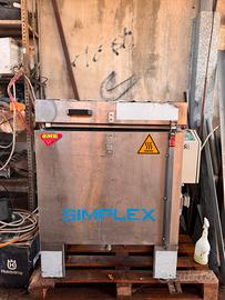 Vasca lavapezzi usata industriale simplex 80 120 L
