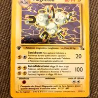 Magneton 1 Edizione HOLO 11/62 Fossil Pokemon 