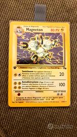 Magneton 1 Edizione HOLO 11/62 Fossil Pokemon 