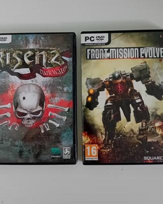 2 giochi per PC : Risen 2 + Front Mission Evolved 