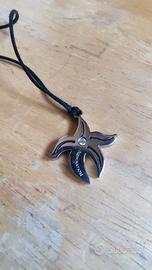 collana con ciondolo a forma di stella marina