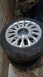 cerchi in lega Fiat 500 originali +gomme 15