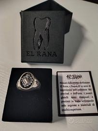 Anello argento Sacro Cuore El Rana originale