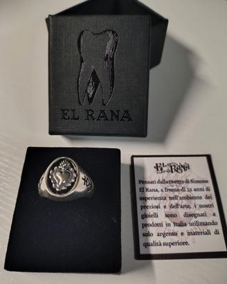 Anello argento Sacro Cuore El Rana originale