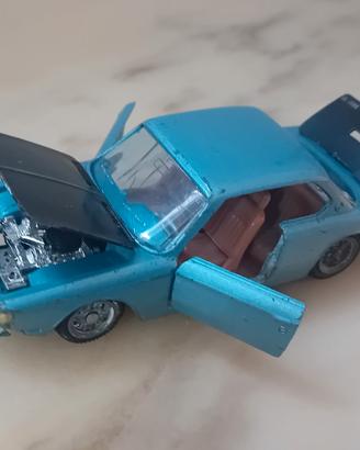 Raro Mebetoys A-63 BMW 2800 CS Alpina 1:43 Vintage