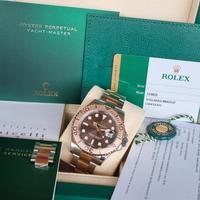 ROLEX YACHTMASTER 116621 CHOCOLATE GAR ITALIA 2019