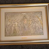Quadro lamina argento La Primavera Botticelli