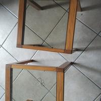 tavolini in vetro e mobiletto 