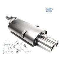 SILENZIATORE DI SCARICO BMW E46 98-07 ACCIAIO