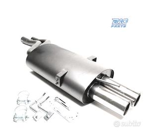 SILENZIATORE DI SCARICO BMW E46 98-07 ACCIAIO