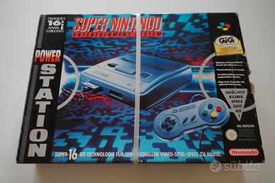 Console Super Nintendo SNES con scatola originale