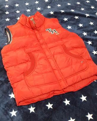 Tommy Hilfiger Gilet Donna Smanicato Rosso M