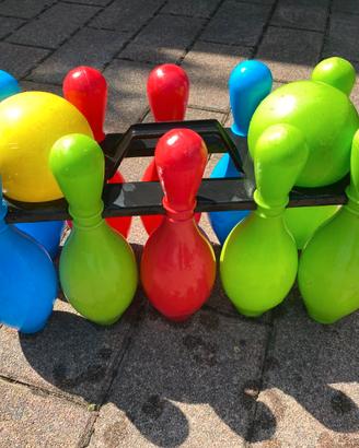 Birilli bowling per bambini