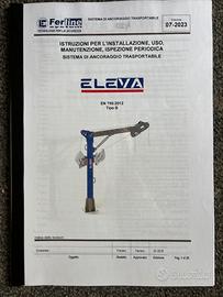 SISTEMA DI ANCORAGGIO ELEVA PER AMBIENTI CONFINATI