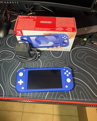 nintendo switch lite blu