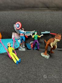 Sorprese kinder joker barbie marvel captain americ