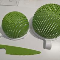 Set Ciotole Taglia Insalata + Coltello