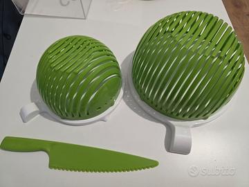 Set Ciotole Taglia Insalata + Coltello