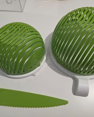 Set Ciotole Taglia Insalata + Coltello