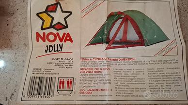 tenda da campeggio più accessori