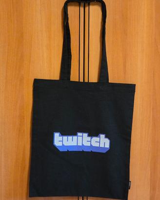 Borsa Tote Ufficiale Twitch, Materiali Riciclati