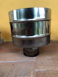 Fumaiolo a botte anti vento canna fumaria