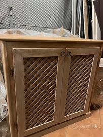 MOBILE CREDENZA IN LEGNO MASSELLO