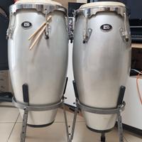 Set Congas 10+11" Metallic Silver DADI